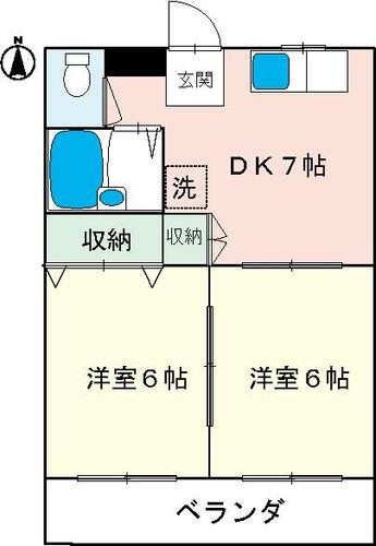 ハイネス狭山_間取り_0