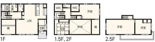 detached 熊本県菊池郡菊陽町光の森５丁目