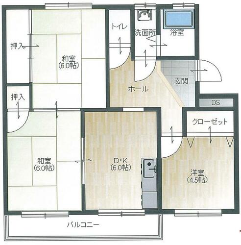 ハイツ福田_間取り_0