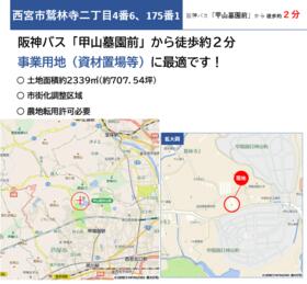 兵庫県西宮市鷲林寺２丁目