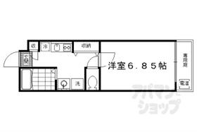 ＥａｓｔＦｉｅｌｄ 107 ｜ 京都府京都市南区東九条松田町（賃貸マンション1K・1階・22.36㎡） その2