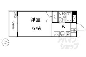 なごみハイツ 510 ｜ 京都府京都市南区西九条唐橋町（賃貸マンション1K・5階・17.01㎡） その2