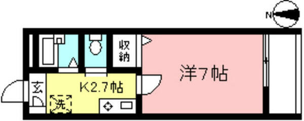 ミモザコート 202｜東京都杉並区下高井戸３丁目(賃貸マンション1K・2階・21.76㎡)の写真 その2