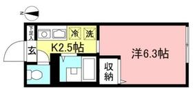 ハビテーション桜上水Ⅰ 205 ｜ 東京都世田谷区上北沢１丁目（賃貸アパート1K・2階・20.60㎡） その2