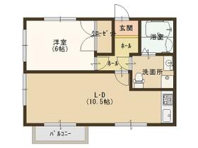 グレイスフル甲東園Ⅱ 101 ｜ 兵庫県西宮市上ケ原二番町（賃貸アパート1LDK・2階・39.75㎡） その1