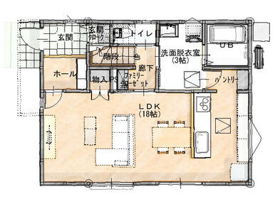 １階間取り図