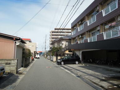 住宅街の建物