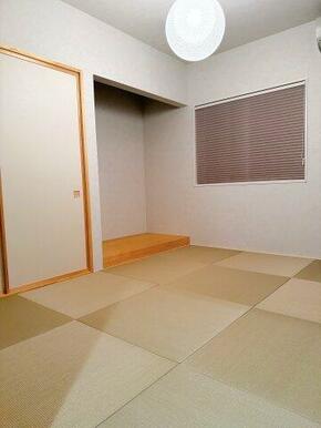 ６帖和室！半畳タイプの畳でオシャレです！