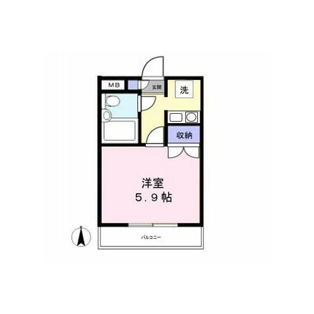 物件の間取図です。