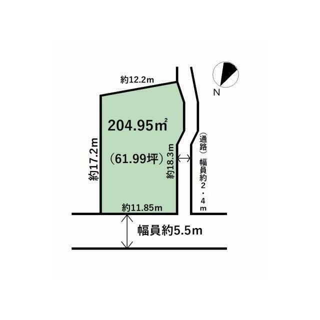 前面道路は融雪装置付き！