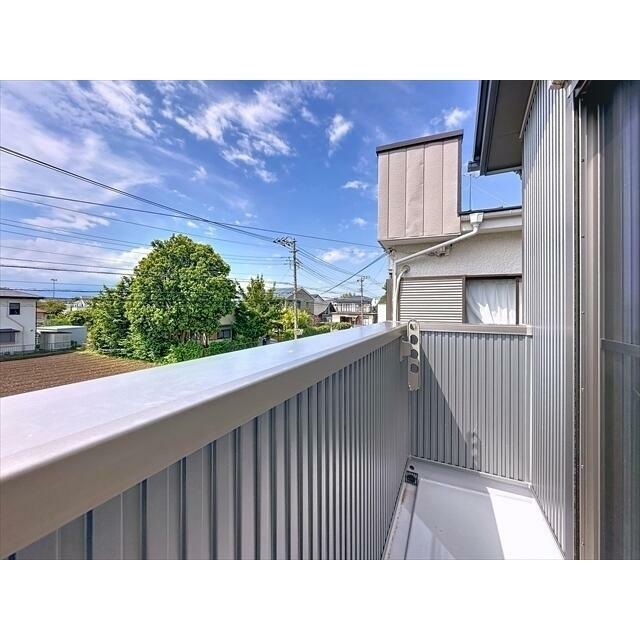 風通し良いバルコニーです