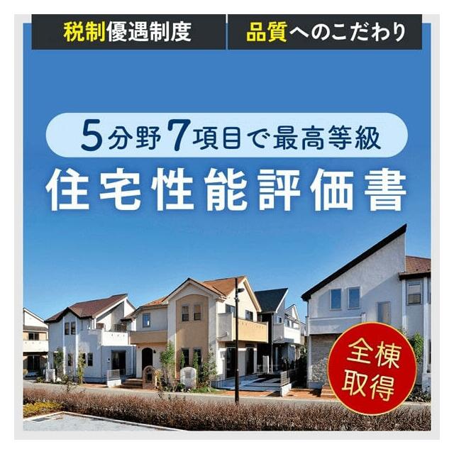 【成績評価付きの家「住宅性能評価書の取得」】