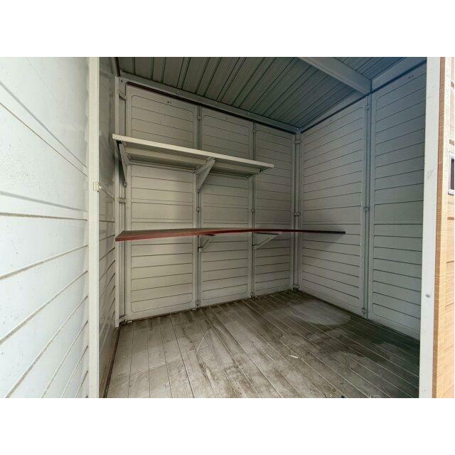 たっぷり入る物置です