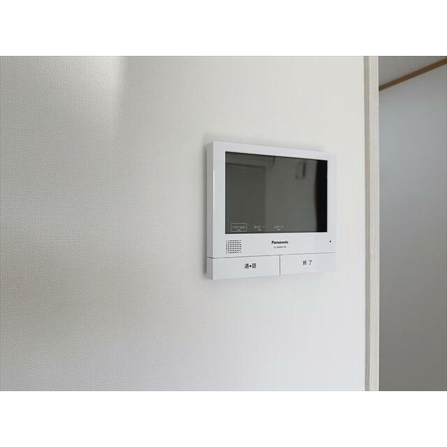 来客はモニターで確認できます