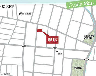 現地案内図・拡大