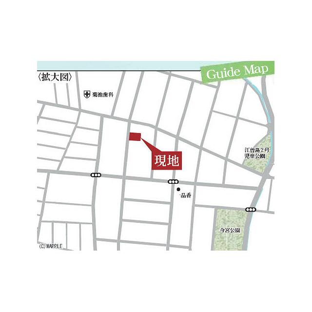 現地案内図・拡大