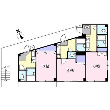 左側（階段側）のお部屋です