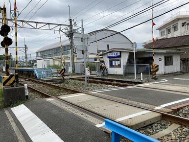 西鉄甘木線　学校前駅