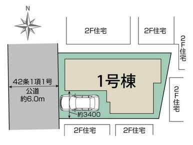 越谷市袋山2期1棟 区画図