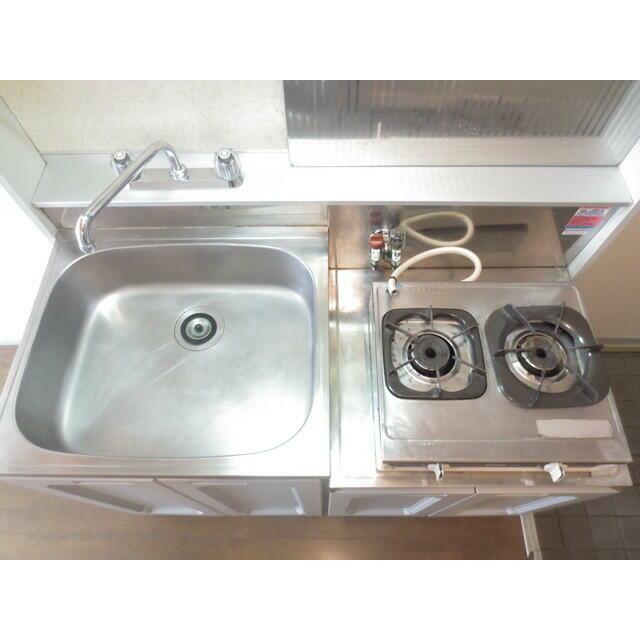自炊派にはうれしい☆ガスコンロ設置可能キッチンです♪