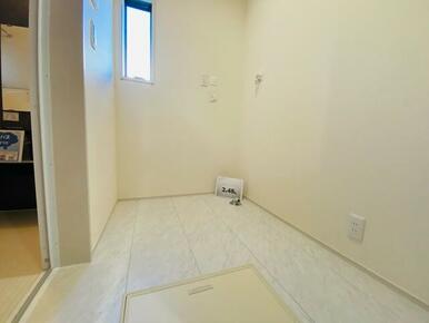 洗濯機の定位置、間取りと合わせてチェックを（2号棟）