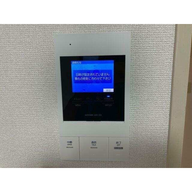来訪者の確認のできるモニタ付インターホン