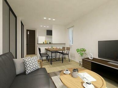 ＬＤＫ完成イメージ。家具や調度品などは含まれません。