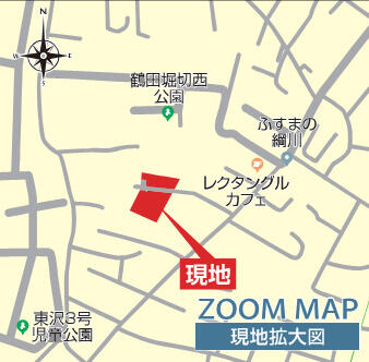 現地案内図・拡大図