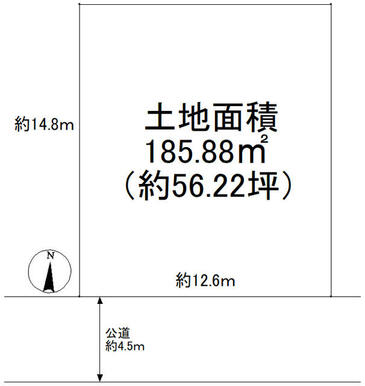 分譲地内の整形地です。