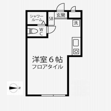東向きワンルーム