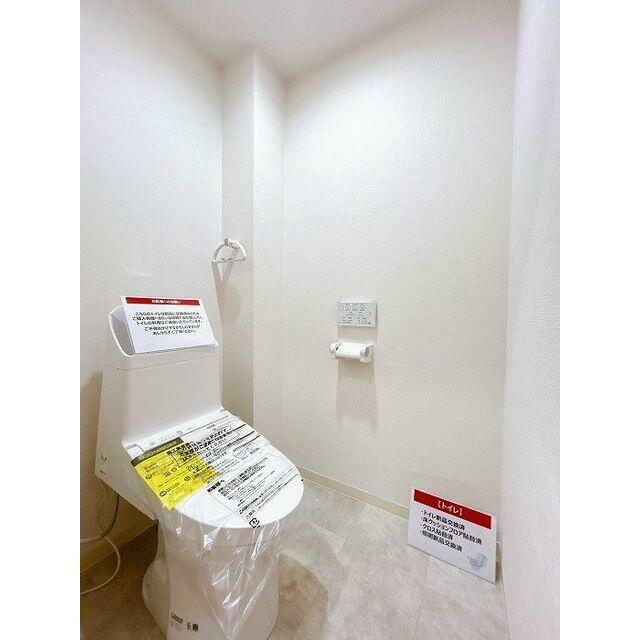 「トイレ」新品交換済みです。