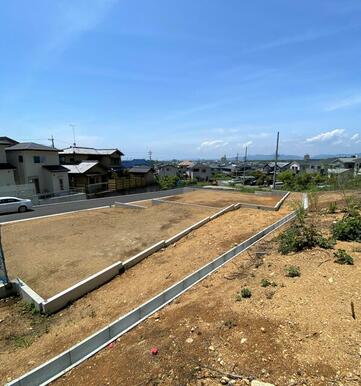 フリーヤードから見下ろす市街地