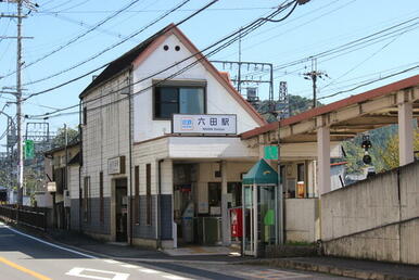 近鉄吉野線　「六田駅」