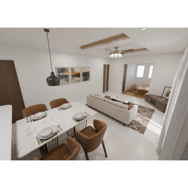 LDK ※家具等をCGで加工しています。家具付き販売ではございません。