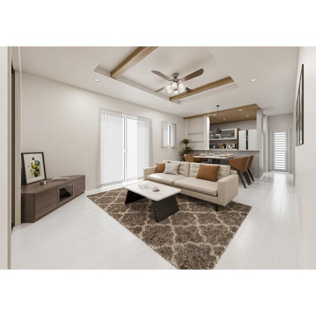 LDK ※家具等をCGで加工しています。家具付き販売ではございません。