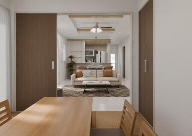 LDK ※家具等をCGで加工しています。家具付き販売ではございません。