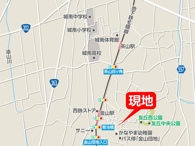 物件画像 福岡市城南区 茶山４丁目 (金山駅) 住宅用地