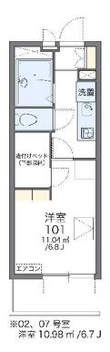 代表的な間取のため実際の間取とは異なる場合があります