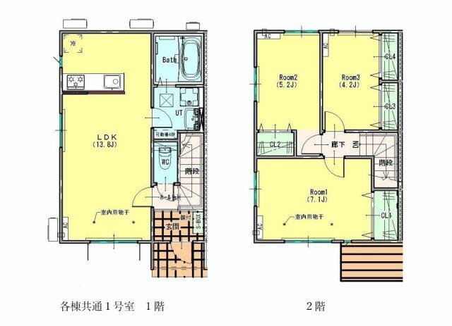 lavender D 1 3LDK 紫波郡矢巾町の新築貸アパートの物件情報
