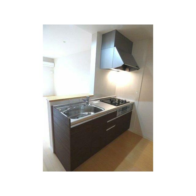 コンパクトなキッチンで掃除もラクラク