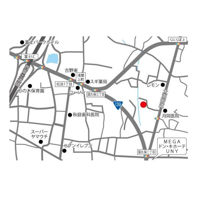 現地周辺案内図