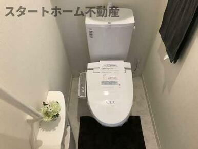 ゆったりとした空間のトイレです