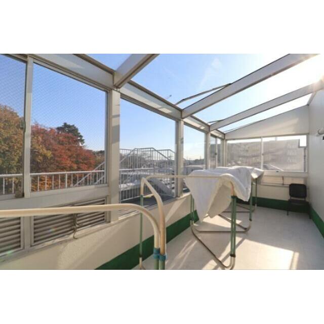 ５階にはサンルームあり