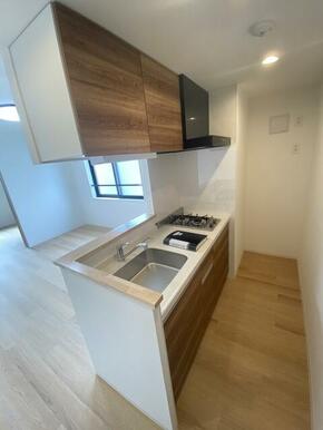 便利な2口ガスコンロ設置済！