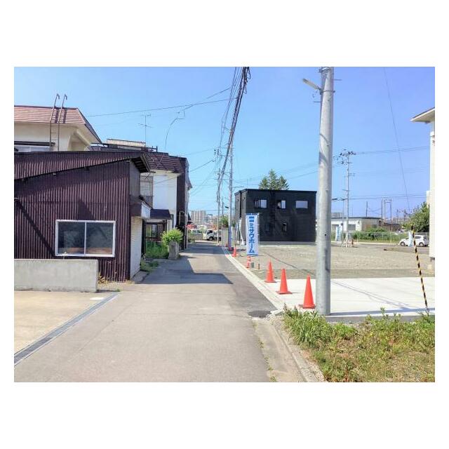 セットバック後の道路の状況（南から北方向へ撮影）