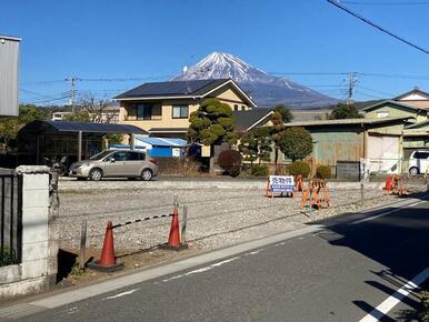 天気がいいと富士山が見えます！