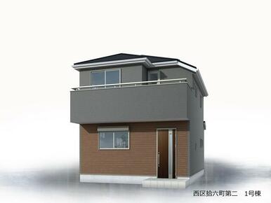 完成予想図（外観）