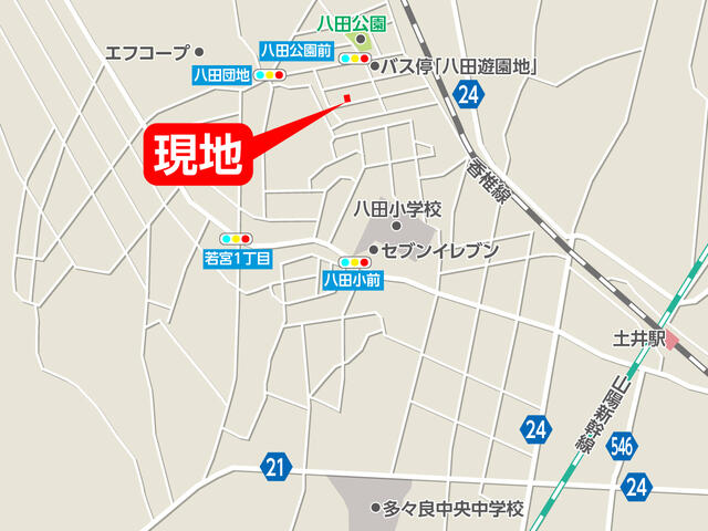 物件画像 福岡市東区 八田３丁目 (舞松原駅) 住宅用地