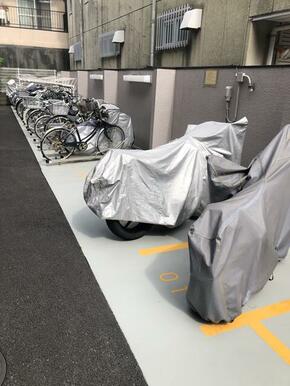 駐輪場♪バイク置き場あり