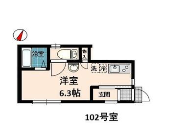 今回１０２号室の募集です